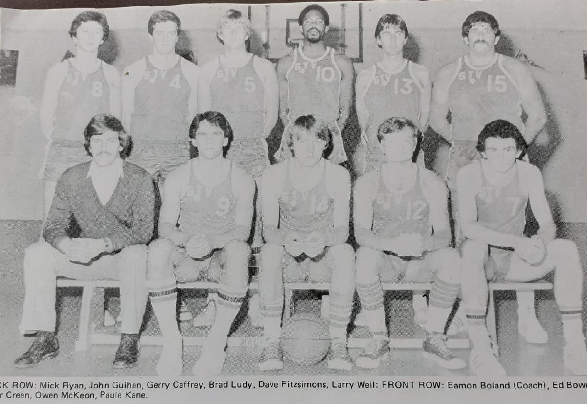 St. Vincent's senior squad of 1980 including Dave Fitzsimons and Larry Weil